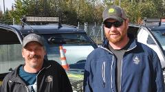 Assistant Anthony Rushford and Superintendent Jake Seabolt Assistant Anthony Rushford and Superintendent Jake Seabolt