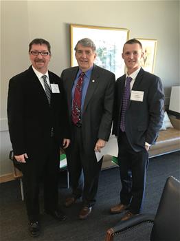 Minnesota State Senator Jerry Newton with GCSAA members